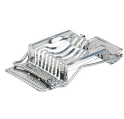Coupe-oeuf, en acier inoxydable, argent