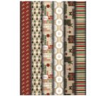 Kraft brun 60g, 2x0,7m 60rlx Ass. Noël - Assortiment