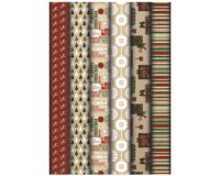 Kraft brun 60g, 2x0,7m 60rlx Ass. Noël - Assortiment