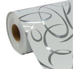 Prem.80g,rl 50x0,7m Arabesques argentées - Argent