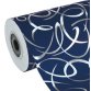 Geschenkpapier 'Arabisch blauw' op rol