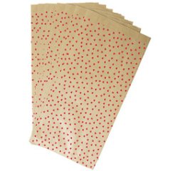 Hoesje in papier met platte bodem 'Bloemen'