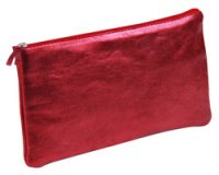 CUIRISÉ - Trousse plate 11x22 cm - Rouge