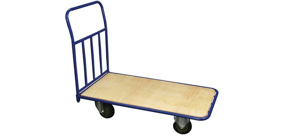 Chariot, plateau en bois, capacité de charge: 400 kg