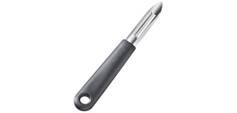 Potato peeler, black/stainless steel