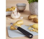 Aardappelschiller zwart/roestvrij staal