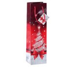 Sac cadeau de Noël pour bouteille 'Sparkling Tree'