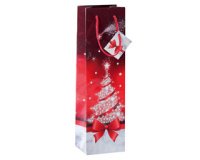 Sac cadeau de Noël pour bouteille 'Sparkling Tree'