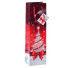 Sac cadeau de Noël pour bouteille 'Sparkling Tree'