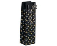 Gb_sac cadeau de noel pour bouteille ´stardust´, 157 g/m2