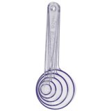 Cuillère doseuse, plastique, set de 5