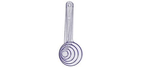 Cuillère doseuse, plastique, set de 5