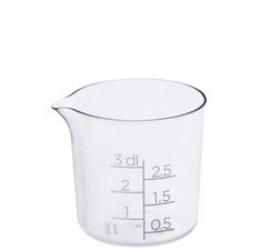 Measuring bowl, 0.3 liter, transparent