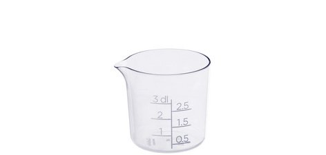 Bol mesureur, 0,3 litre, transparent