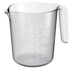 Bol mesureur, 1,0 litre, transparent
