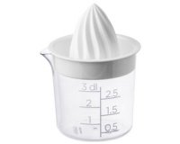 Presse-agrumes, transparent/blanc