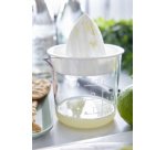 Presse-agrumes, transparent/blanc