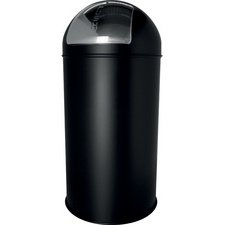 Poubelle en métal 'the dome', 30 litres, noir