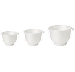 Bol mélangeur, blanc, set de 3