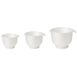 Bol mélangeur, blanc, set de 3