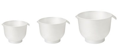 Bol mélangeur, blanc, set de 3