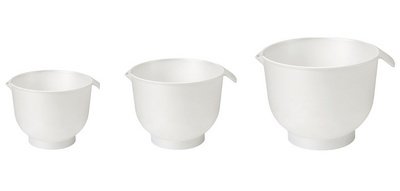Bol mélangeur, blanc, set de 3