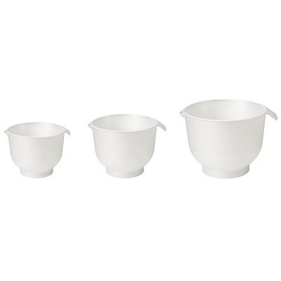 Bol mélangeur, blanc, set de 3