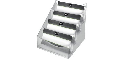 Porte-cartes de visite 'the helpdesk', transparent