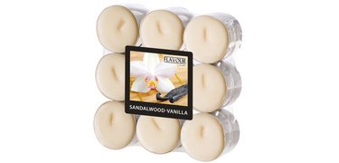 FLAVOUR by Gala Duftteelicht 'Sandelholz-Vanille'