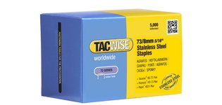 Agrafes 73/8 mm, acier inoxydable, 5.000 pièces