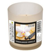 FLAVOUR by Gala Bougie parfumée, 'Sandalwood-Vanilla'