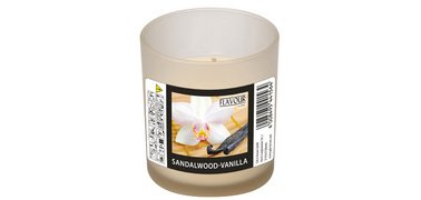 FLAVOUR by Gala Bougie parfumée, 'Sandalwood-Vanilla'