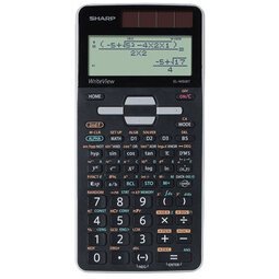 Calculatrice scolaire EL-W506T-GY, couleur: noir/gris