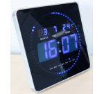 Unilux Flo LED Wall Clock 28x28cm black