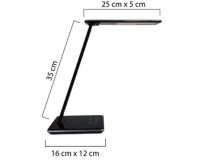 Unilux Tischlampe Linka, schwarz