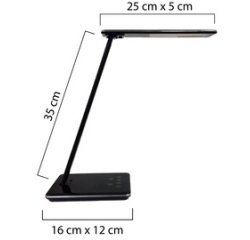 Unilux lampe de bureau Linka, noir