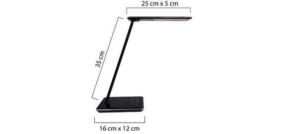 Unilux lampe de bureau Linka, noir