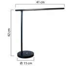 Bureaulamp LED DIVA, dimbaar, zwart
