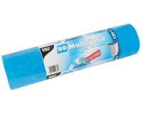 Sac poubelle HDPE, 120 litres, bleu
