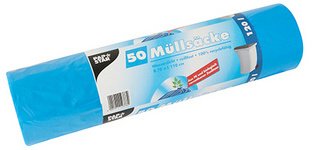 Sac poubelle HDPE, 120 litres, bleu
