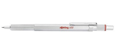 Retractable Ballpoint Pen 600, Silver