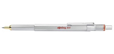 Einziehbarer Kugelschreiber 800, Silber