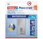 Powerstrips Crochet ZOOM WATERPROOF Small, métal