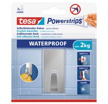 Powerstrips Crochet ZOOM WATERPROOF Small, métal