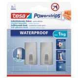 Powerstrips Crochet ZOOM WATERPROOF Large, métal