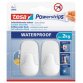 Powerstrips Zelfklevende haak WATERPROOF Large, plastic, wit