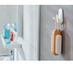 Powerstrips Crochet WATERPROOF Large, plastique, blanc