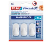 Powerstrips Crochet WATERPROOF Small, plastique, blanc