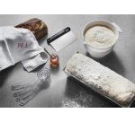 Pastry scraper, black/white