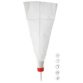 Set van spuitzakken, wit, 5 spuitmondjes